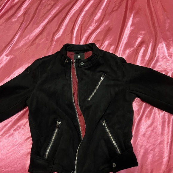 G Star Raw suede women’s Jacket size Medium - Picture 2 of 4